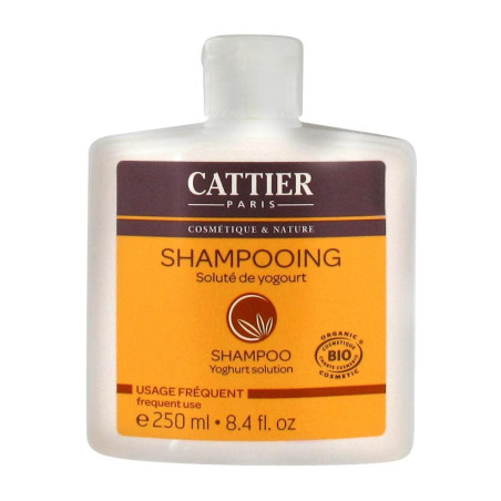 Cattier Shampooing Usage Fréquent Soluté de Yogourt 250 ml