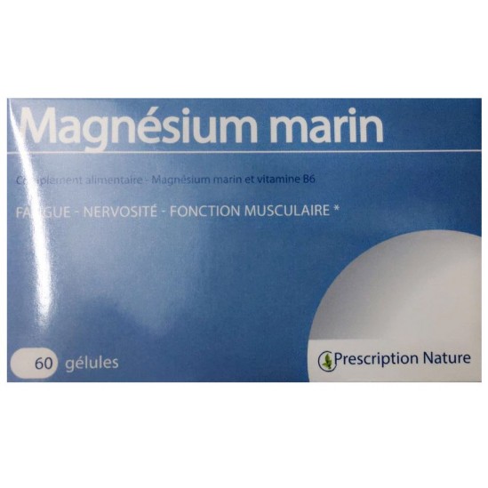 Prescription Nature Magnesium Marin 300mg 60 gélules