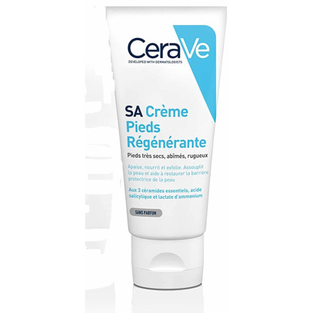 Cerave crème pieds regénérante sa 88ml