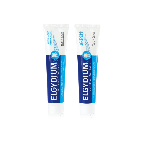 Elgydium dentifrice anti-plaque 75 ml lot de 2