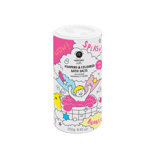 Nailmatic kids sels de bain moussants roses 250g