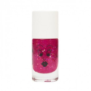 Nailmatic kids vernis eau sheepy framboise transparent paillettes 8ml