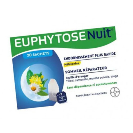 Euphytose nuit sommeil réparateur 20 sachets