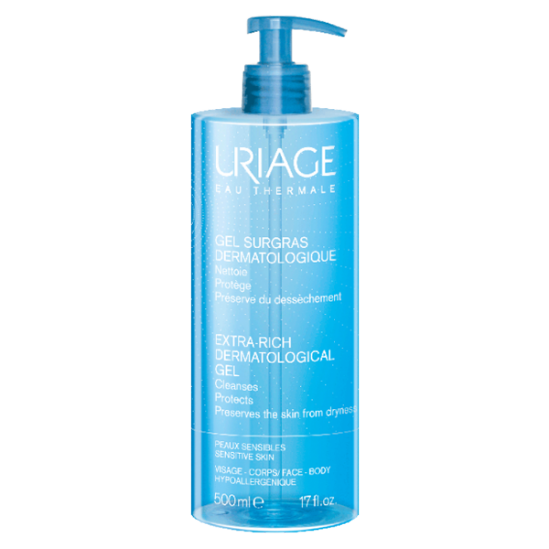 Uriage gem surgras liquide dermatologique flacon 500ml