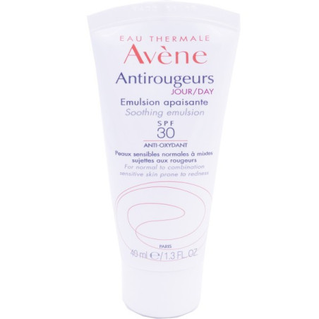 Avène antirougeurs jour émulsion apaisante spf30 40ml