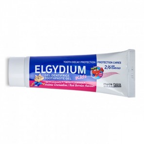 Pierre fabre oral care elgydium kids dentifrice grenadine 2-6 ans