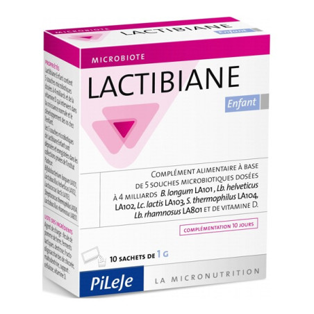 Pileje Lactibiane Enfant 30 sachets