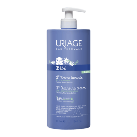 Uriage bébé 1ère crème lavante 1L