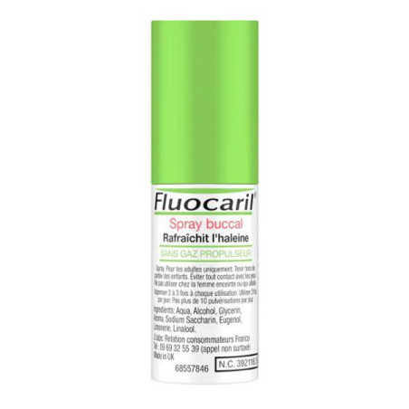Fluocaril spray buccal sans gaz propulseur 15ml