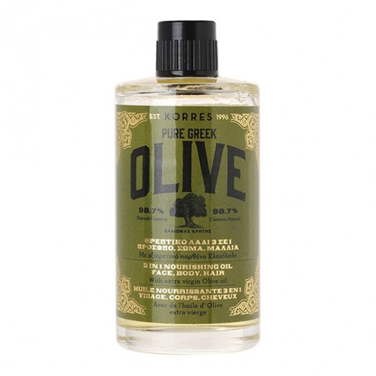 Korres huile d'olive nourrissante 3en1 40ml