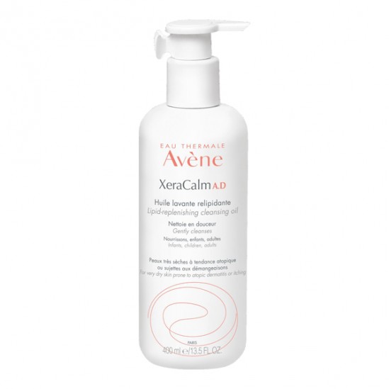 Eau thermale avène xeracalm AD huile lavante relipidante 400ml
