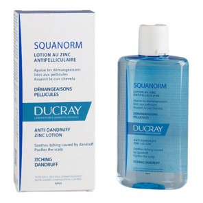 Ducray squanorm zinc lotion capillaire antipelliculaire 200ml