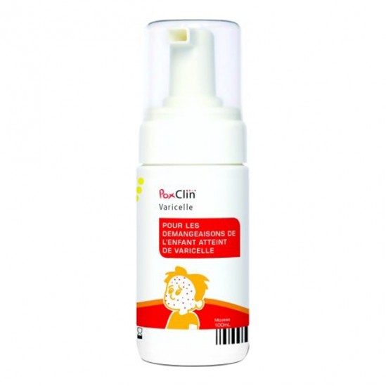 PoxClin varicelle mousse rafraîchissante 100ml