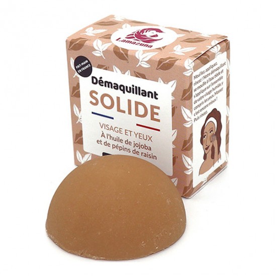 Lamazuna démaquillant solide à l'huile de jojoba 30g