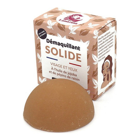 Lamazuna démaquillant solide à l'huile de jojoba 30g